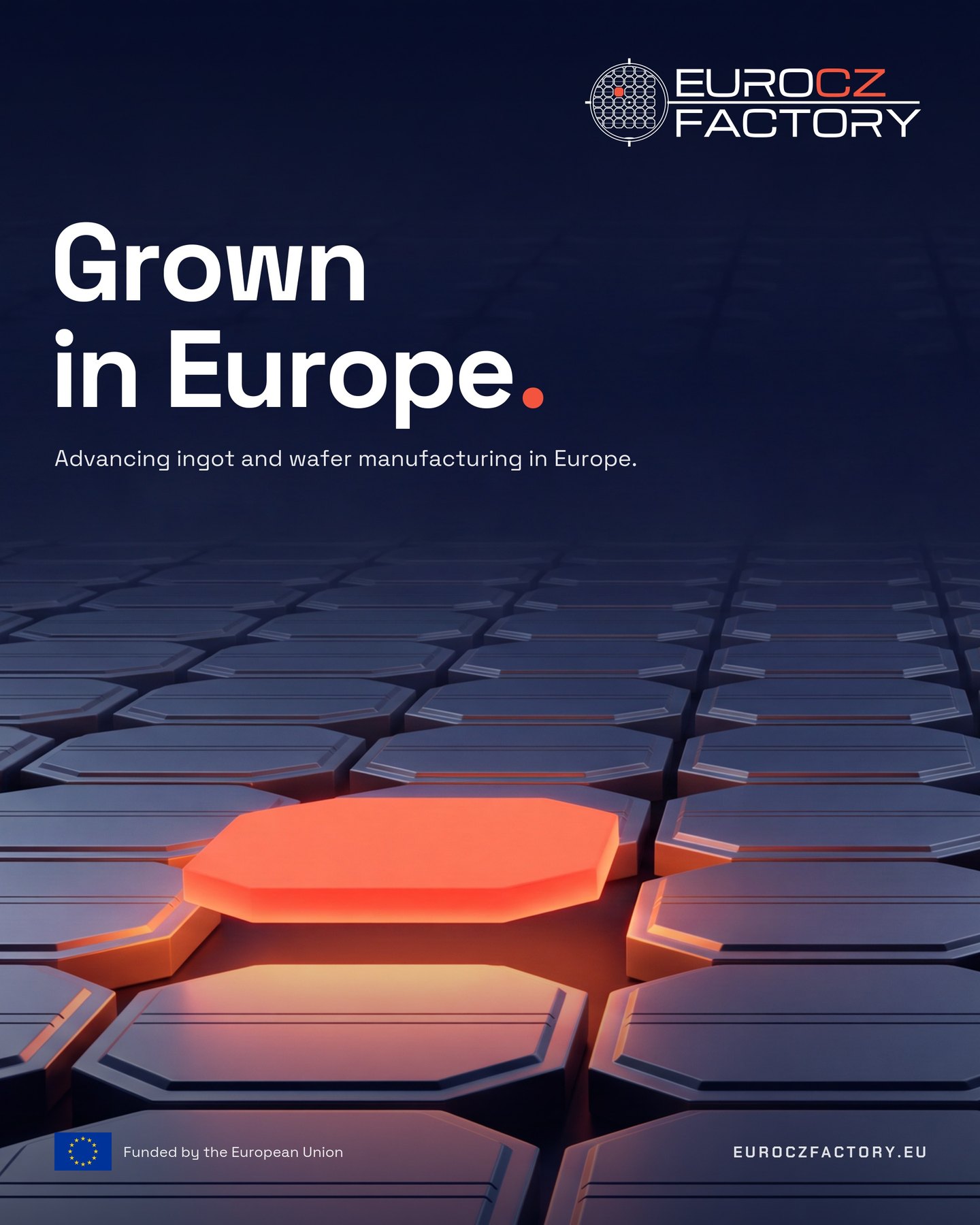 Grown in Europe key visual, social format.