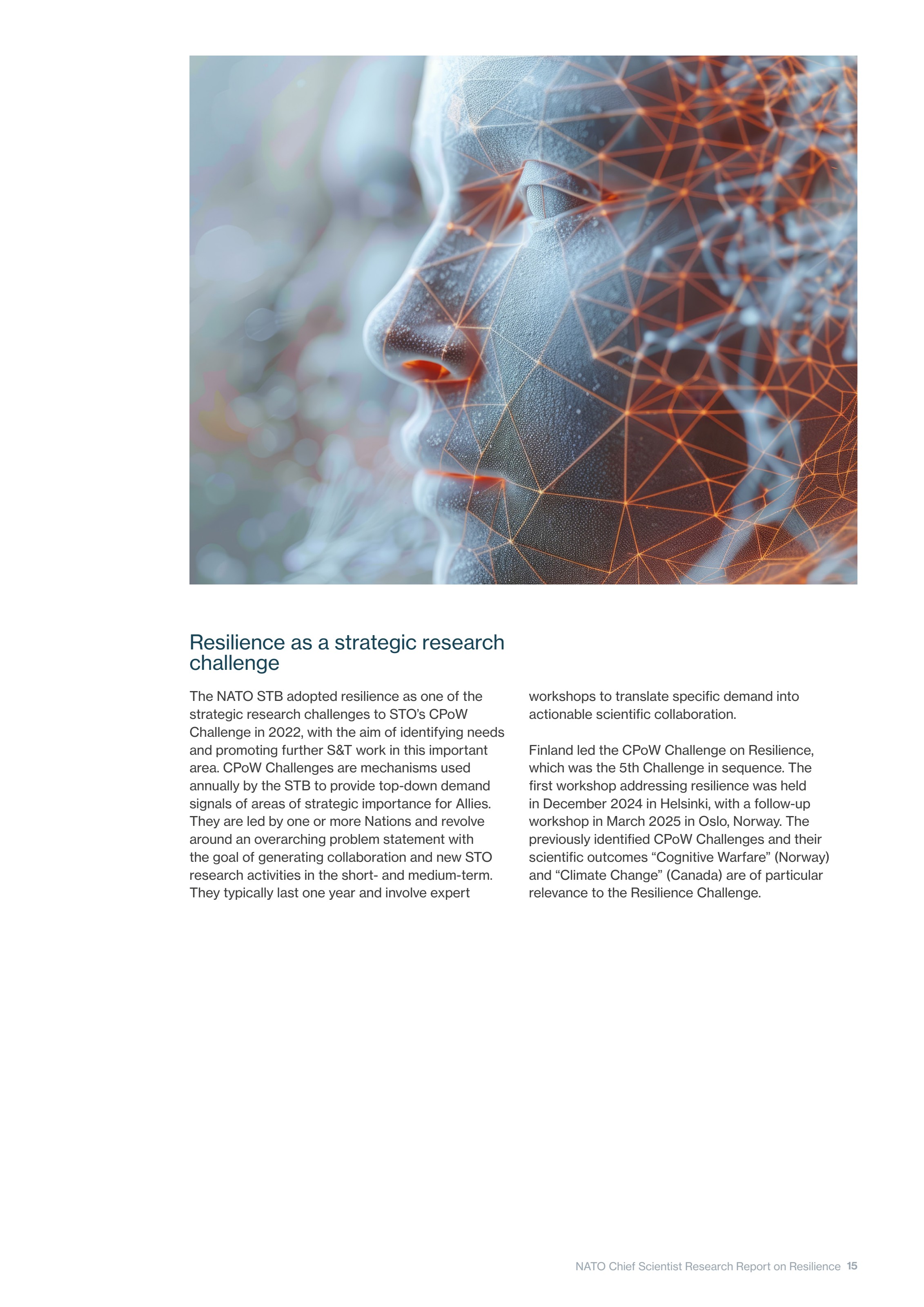 Resilience as a strategic research challenge