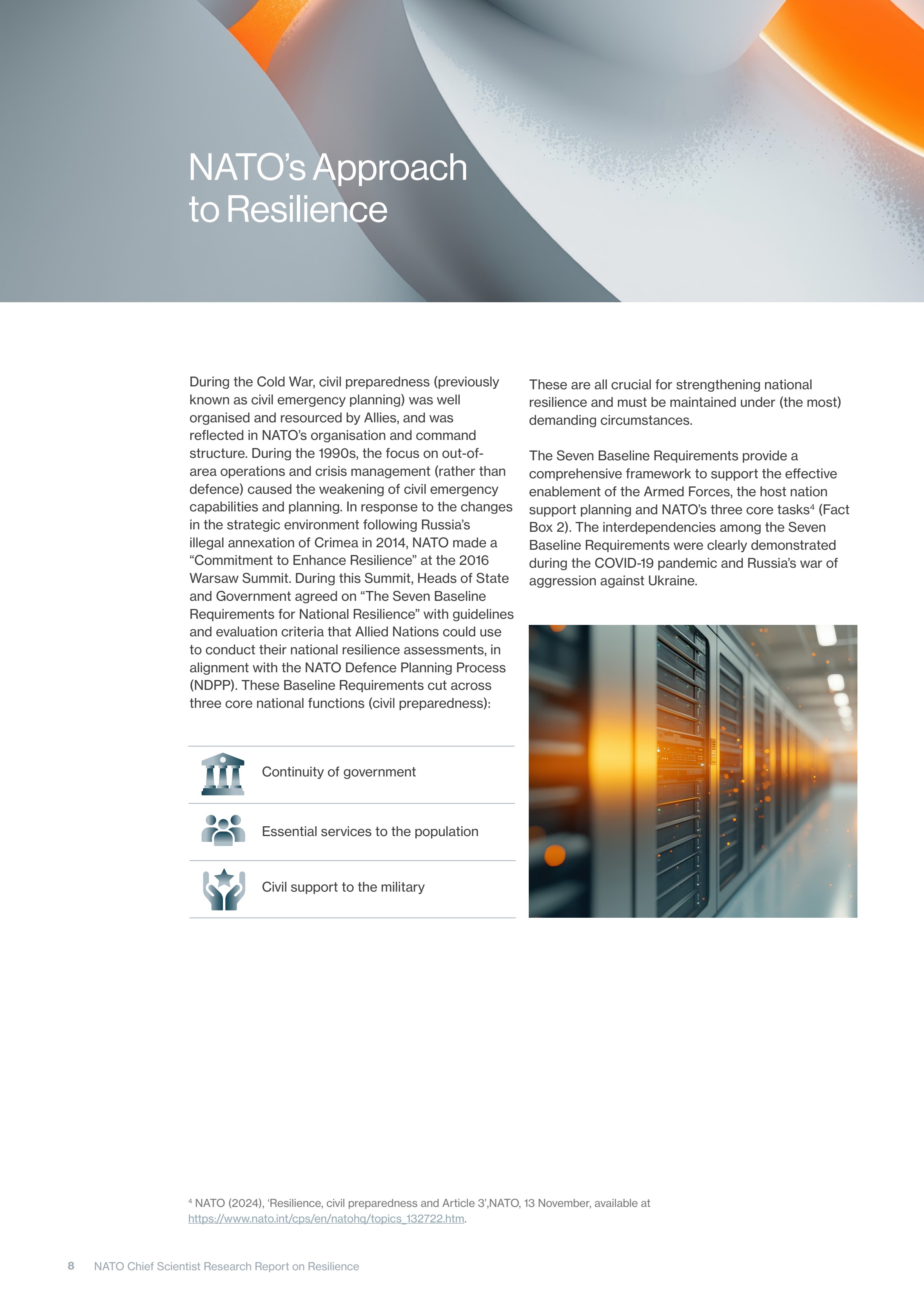 NATO's Approach to Resilience